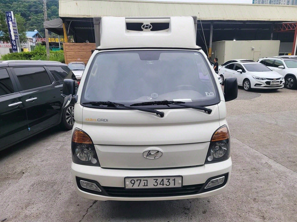 포터2 1톤 냉동탑