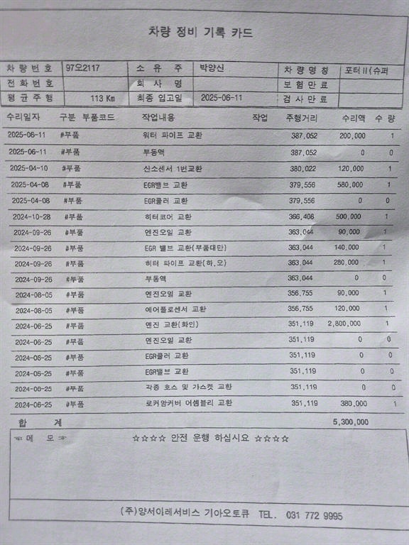 포터2 1톤 카고