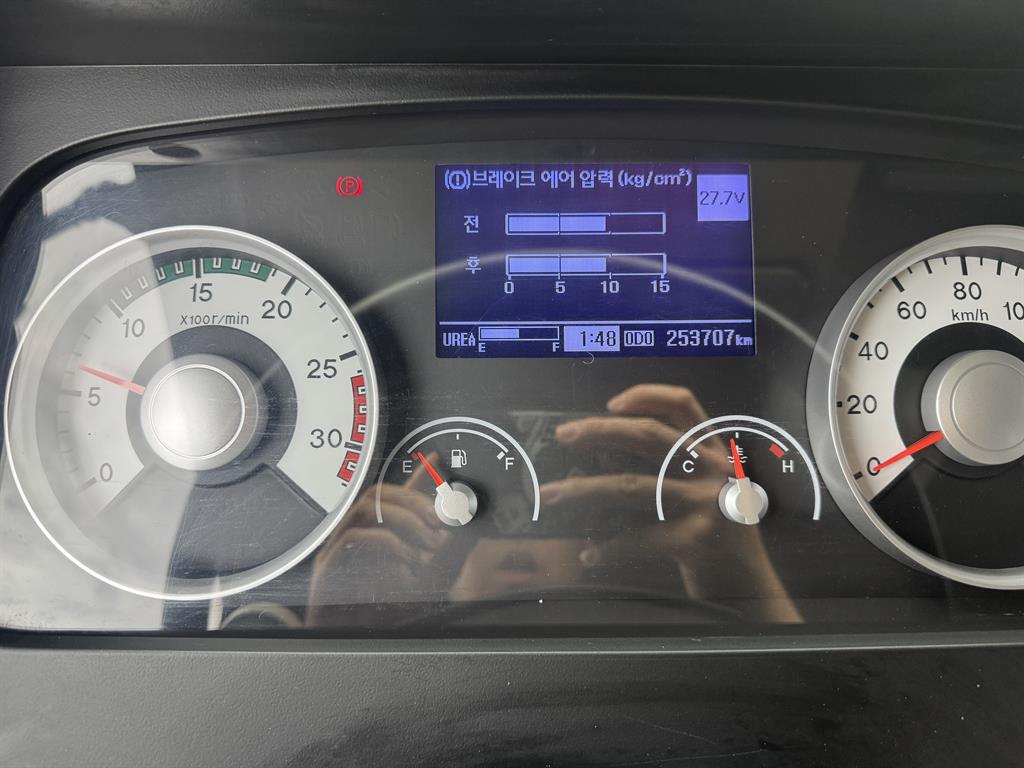 메가트럭 냉동탑 5톤 수동