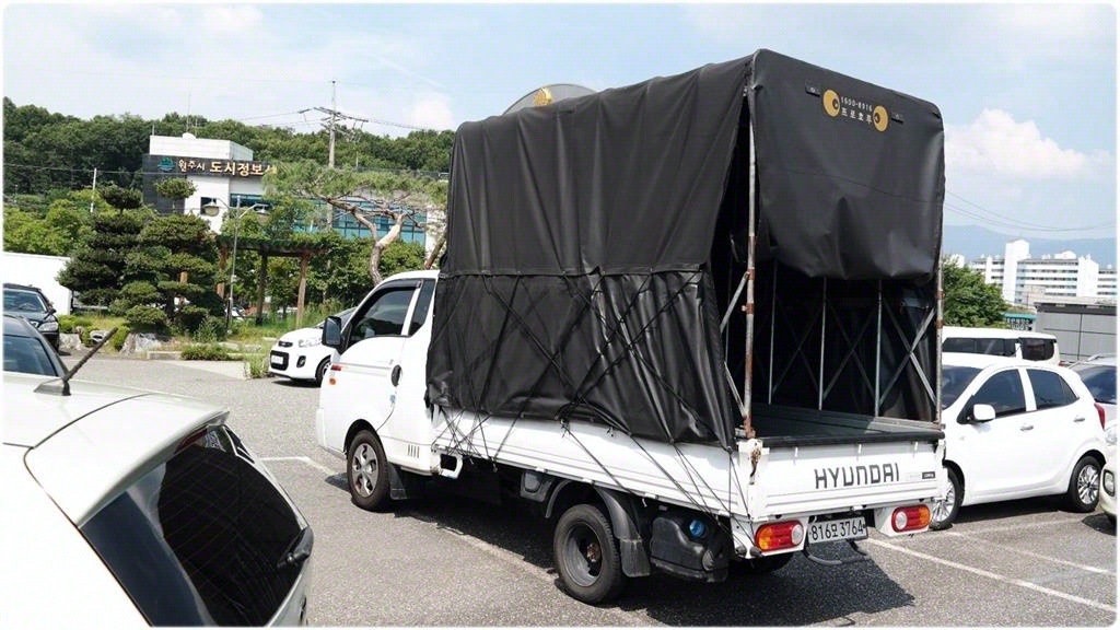 포터2 1톤 포장탑