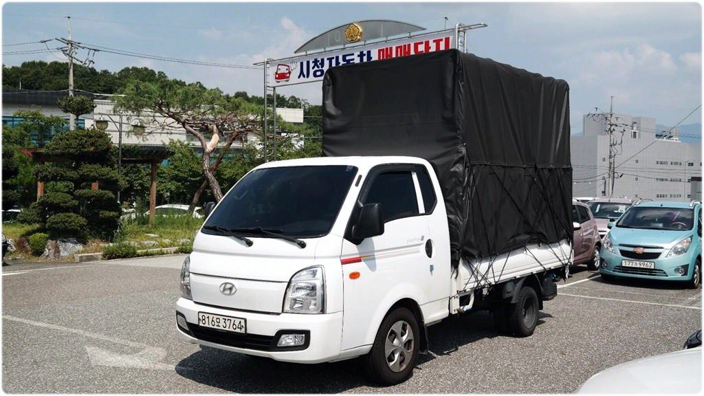 포터2 1톤 포장탑