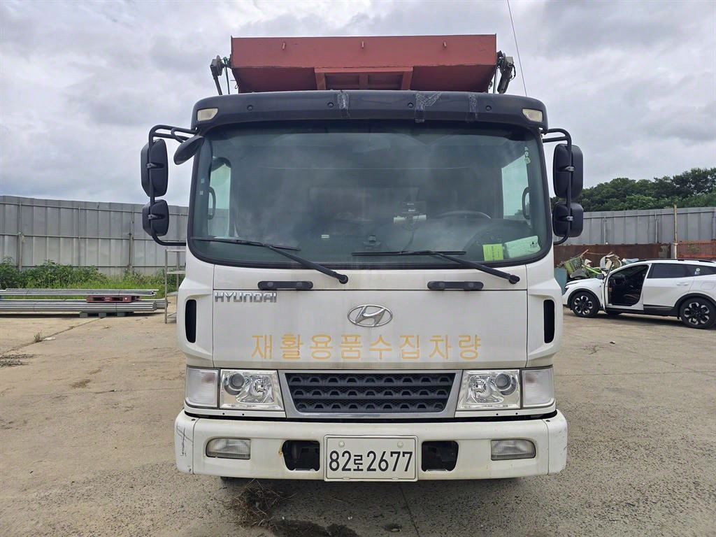 현대 메가트럭 집게차 5톤 수동 한중특장