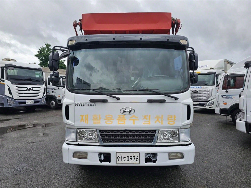 현대 메가트럭 집게차 5톤 수동 한성특장