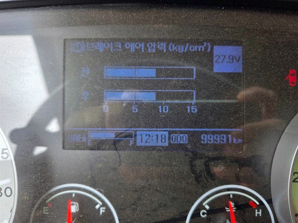 현대 메가트럭 집게차 5톤 수동 없음(순정)