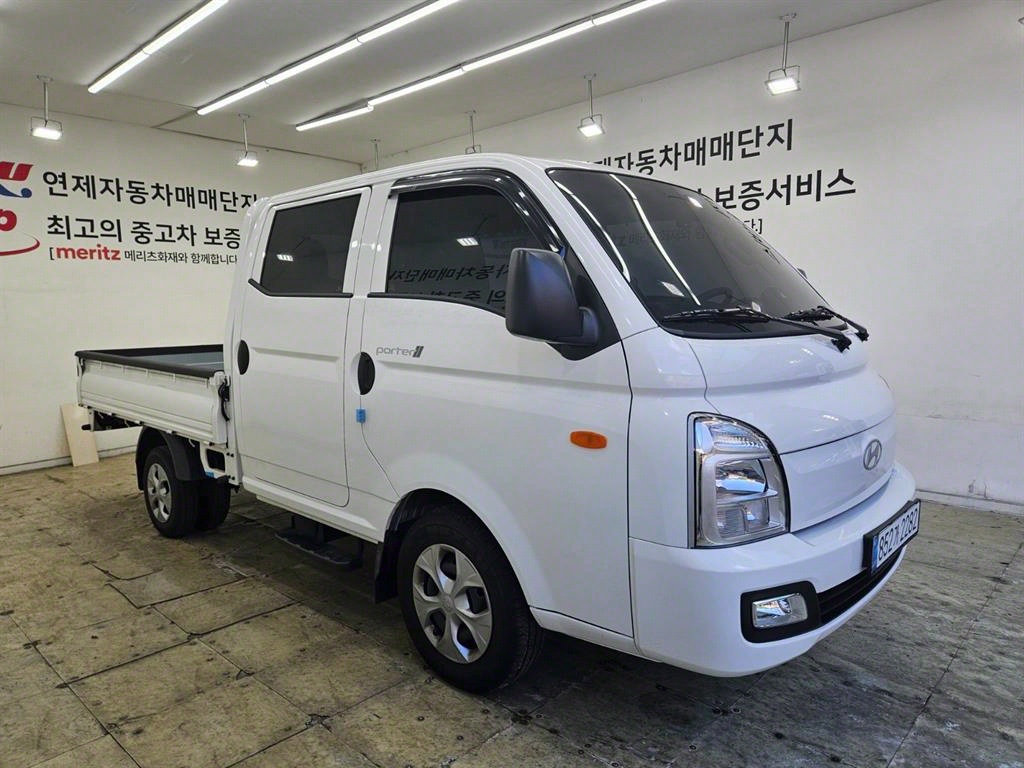 현대 포터2 1톤 카고 더블캡 LPG