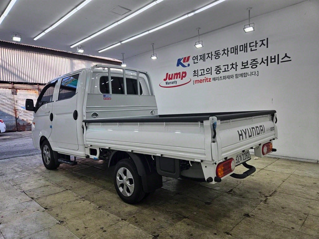 현대 포터2 1톤 카고 더블캡 LPG