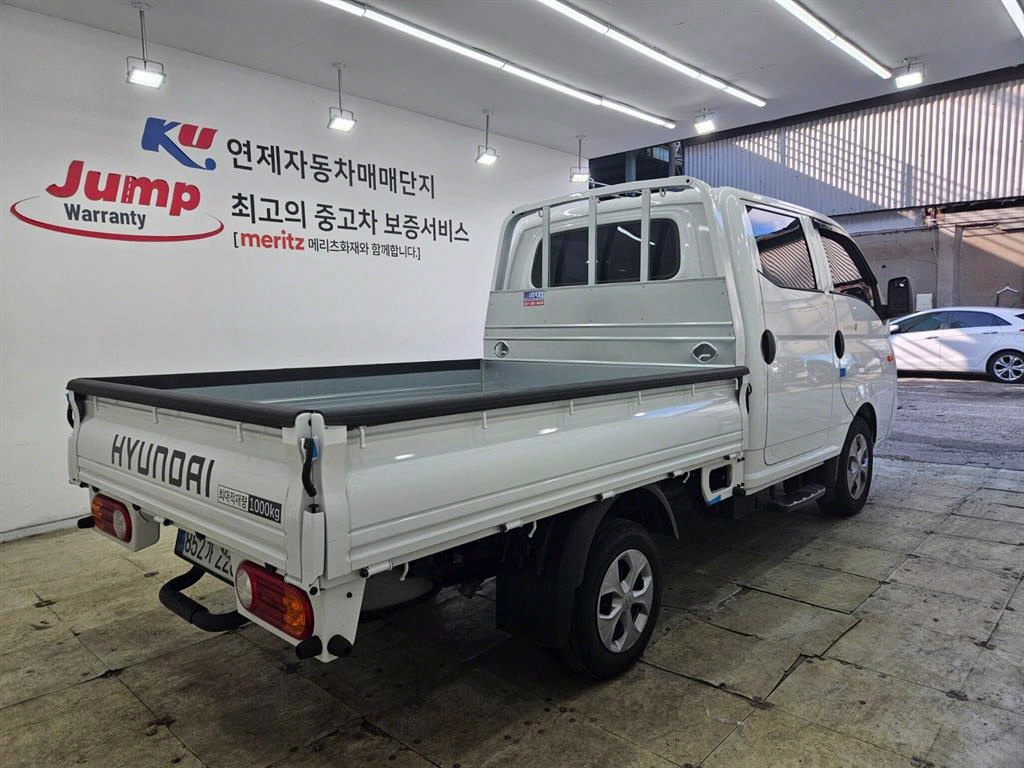 현대 포터2 1톤 카고 더블캡 LPG