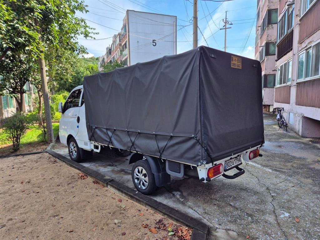 현대 포터2 1톤 포장탑 슈퍼캡 장축 LPG