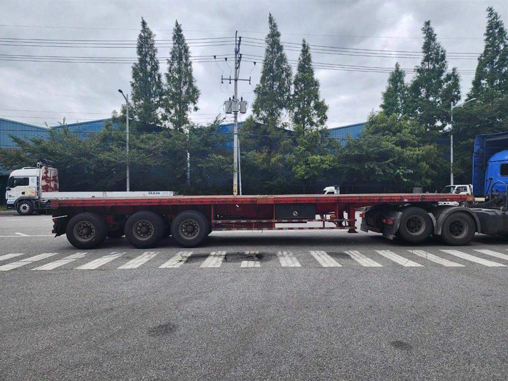 두성특장차 평판샤시 뒤3축