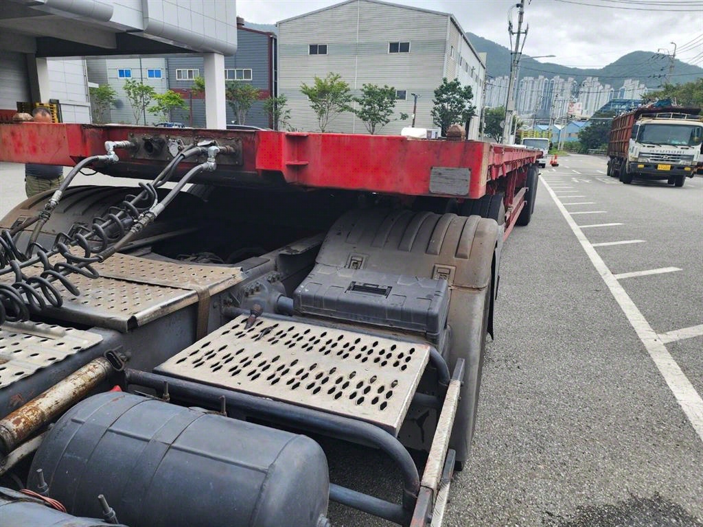두성특장차 평판샤시 뒤3축