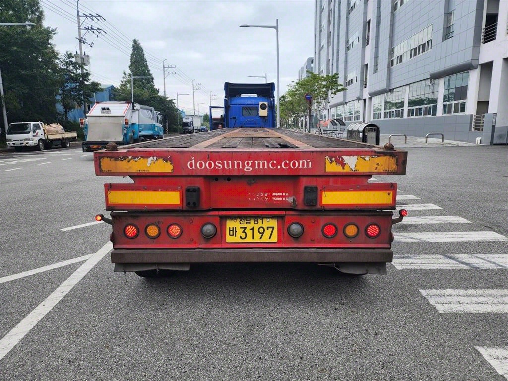 두성특장차 평판샤시 뒤3축