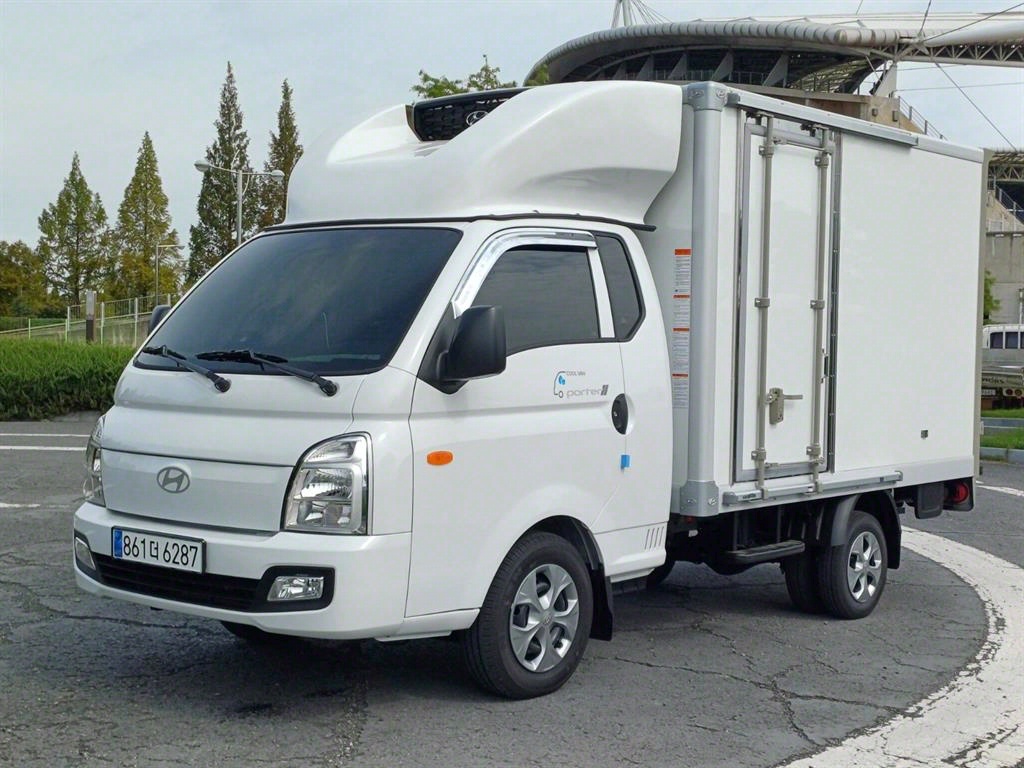 현대 포터2 1톤 냉장탑 일반캡 LPG 2
