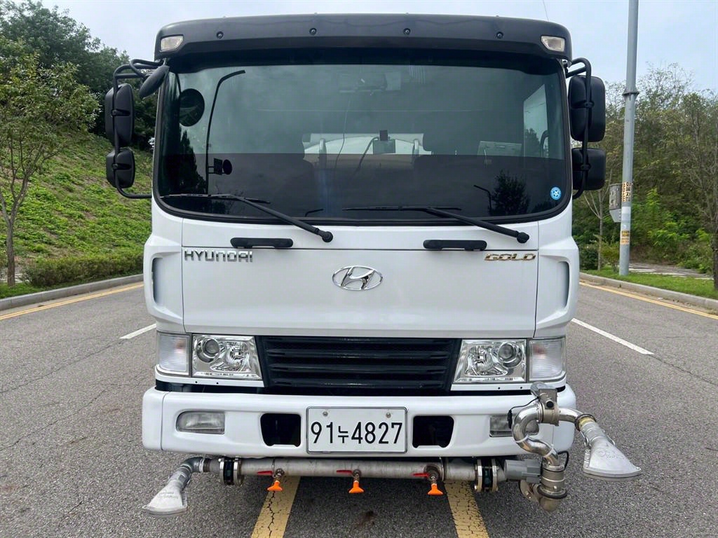 현대 살수차 메가트럭 수동 6