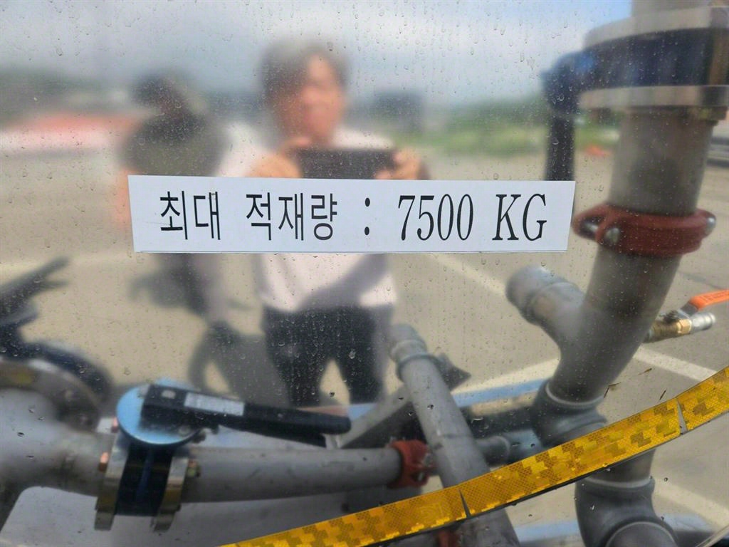 현대 살수차 메가트럭 수동 4