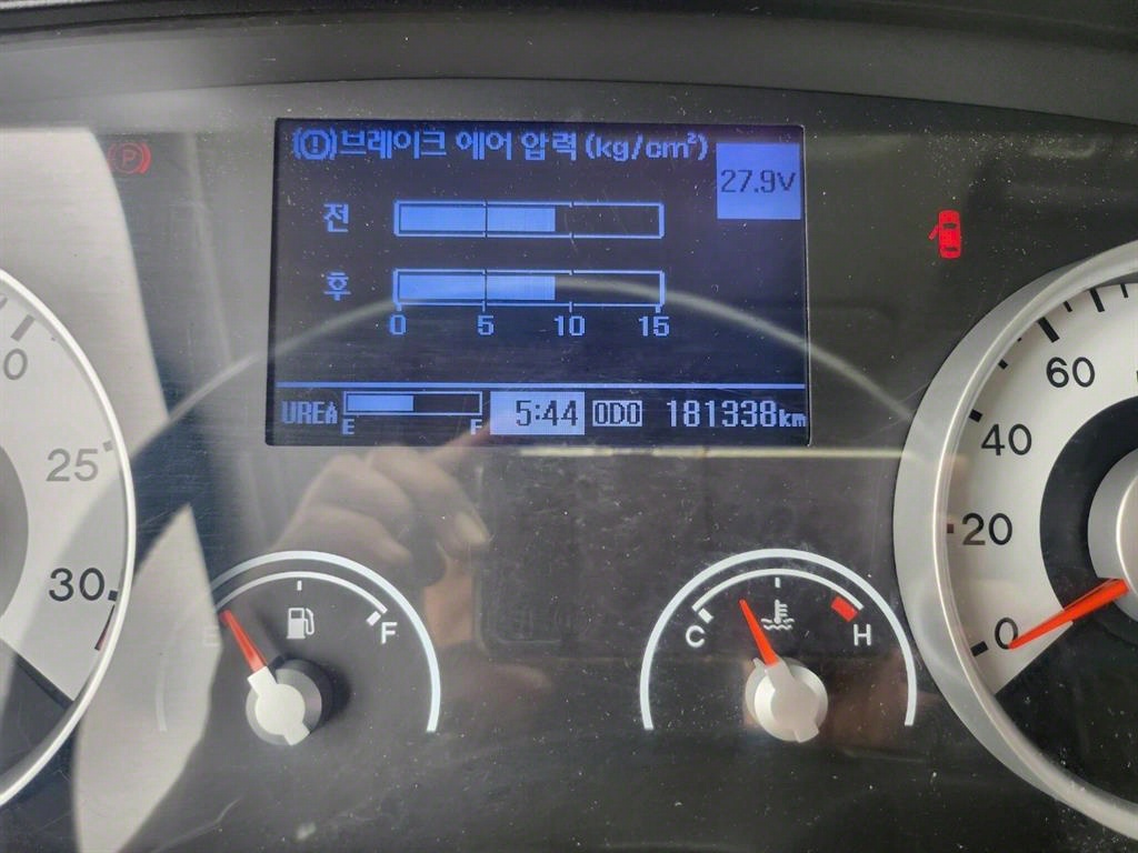 현대 메가트럭 단바리 냉동탑 5톤 수동 12