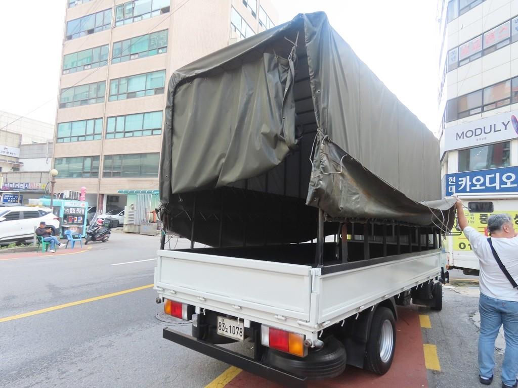 현대 마이티큐티 2.5톤 포장탑 3