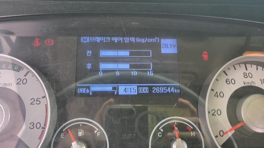 현대 메가트럭 와이드캡 300 카고 5톤 수동 10
