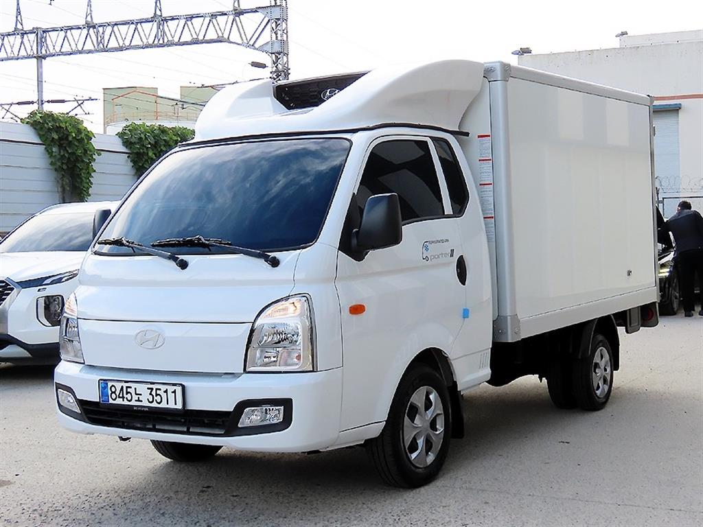 현대 포터2 1톤 냉동탑 트윈컴프 LPG 1