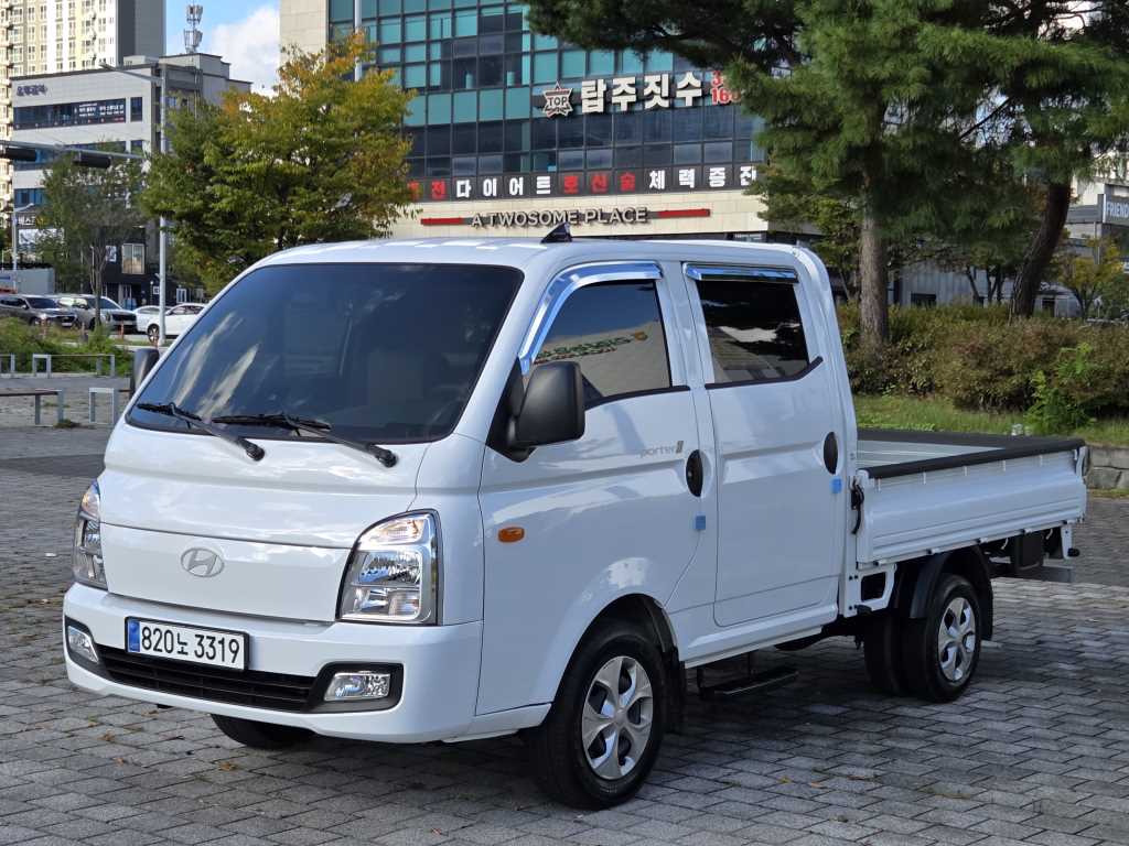 현대 포터2 1톤 카고 더블캡 장축 LPG 1