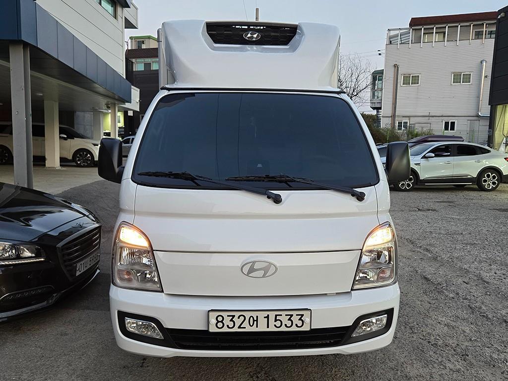 현대 포터2 1톤 냉장탑 트윈컴프 슈퍼캡 장축 LPG