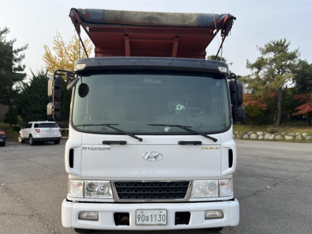 현대 메가트럭 집게차 5톤 수동 한성특장