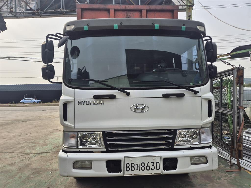 현대 메가트럭 집게차 5톤 수동 함코 2