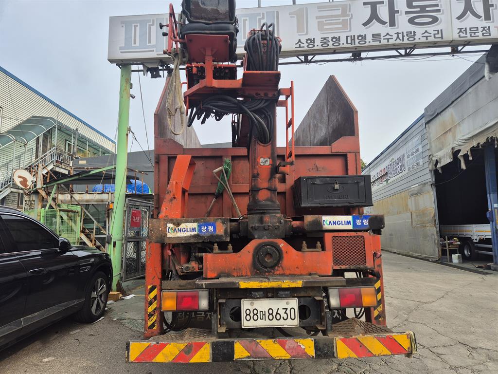 현대 메가트럭 집게차 5톤 수동 함코 5