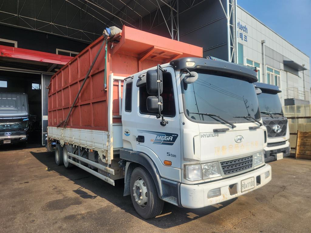 현대 메가트럭 집게차 5톤 수동 함코