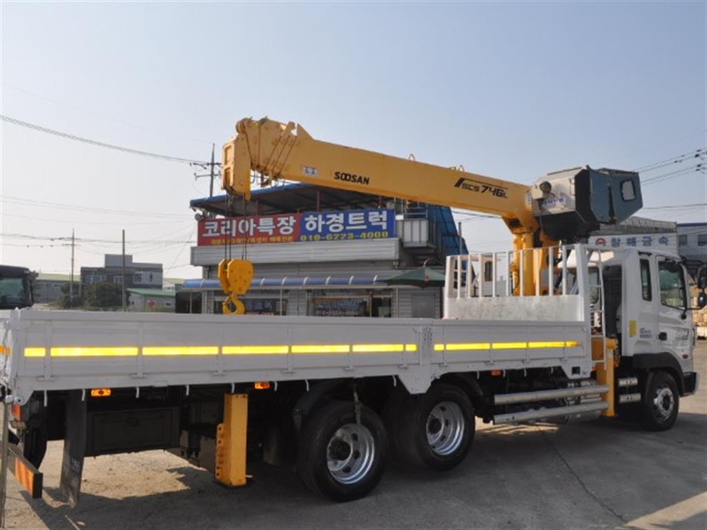 현대 카고크레인 국도특장 메가트럭 7.5톤 3