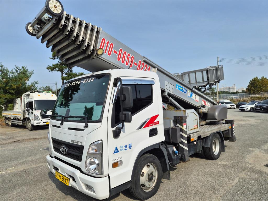 현대 사다리차 호룡 올뉴마이티 2.5톤 1