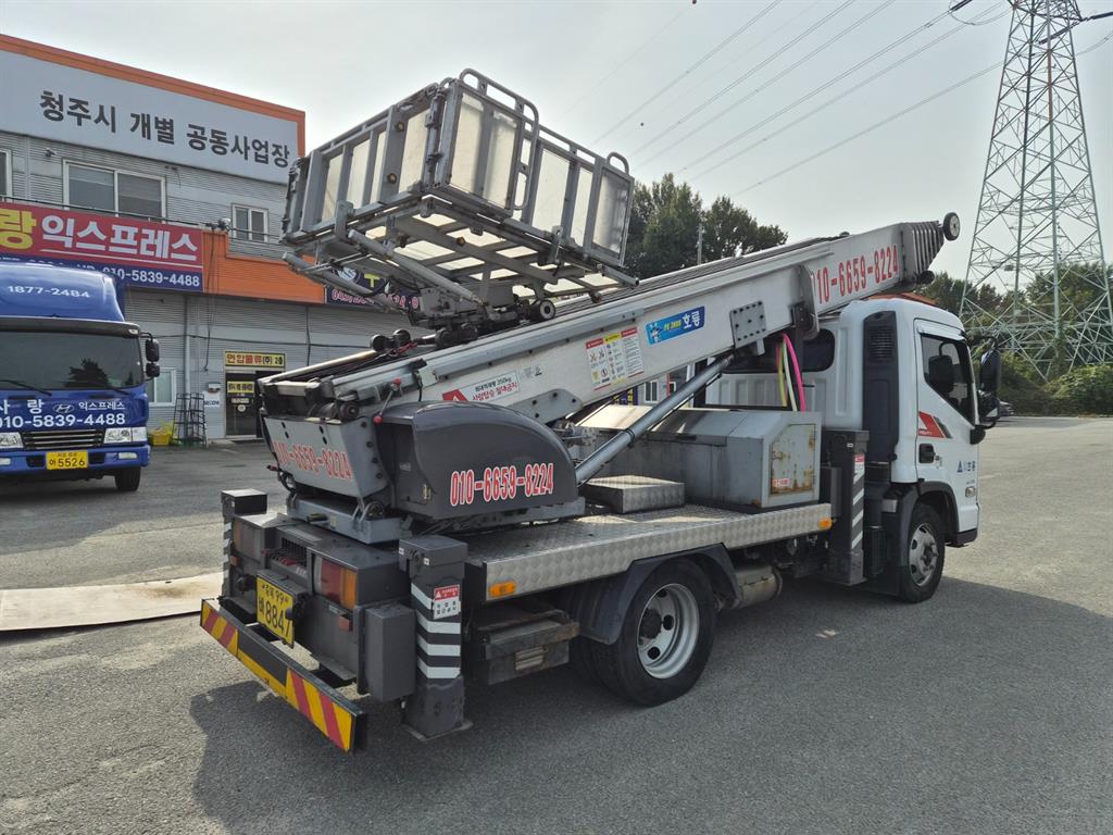 현대 사다리차 호룡 올뉴마이티 2.5톤 4