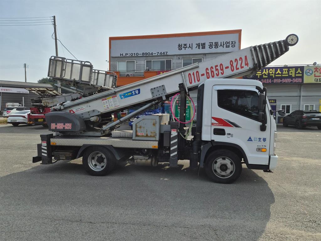 현대 사다리차 호룡 올뉴마이티 2.5톤 6