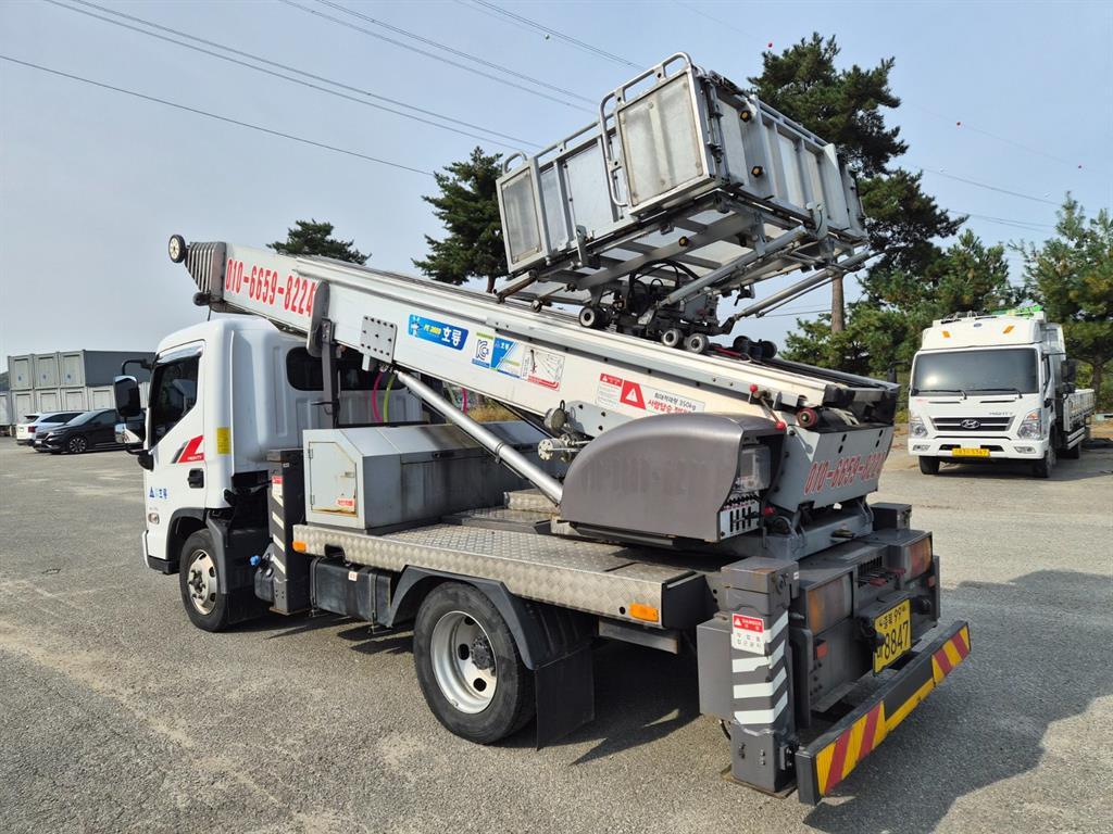 현대 사다리차 호룡 올뉴마이티 2.5톤 5