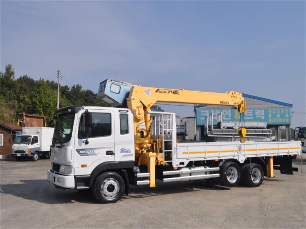 현대 카고크레인 국도특장 메가트럭 7.5톤 0