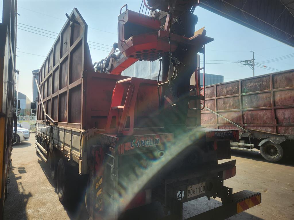 현대 메가트럭 집게차 5톤 수동 함코 5