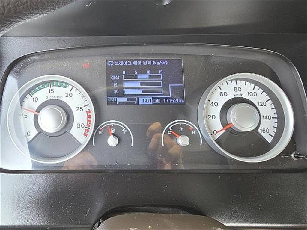 현대 살수차 메가트럭 수동 6