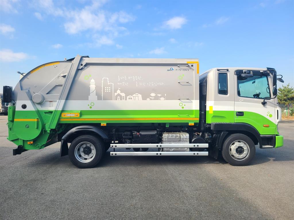 현대 압착진개 메가트럭 5톤 3