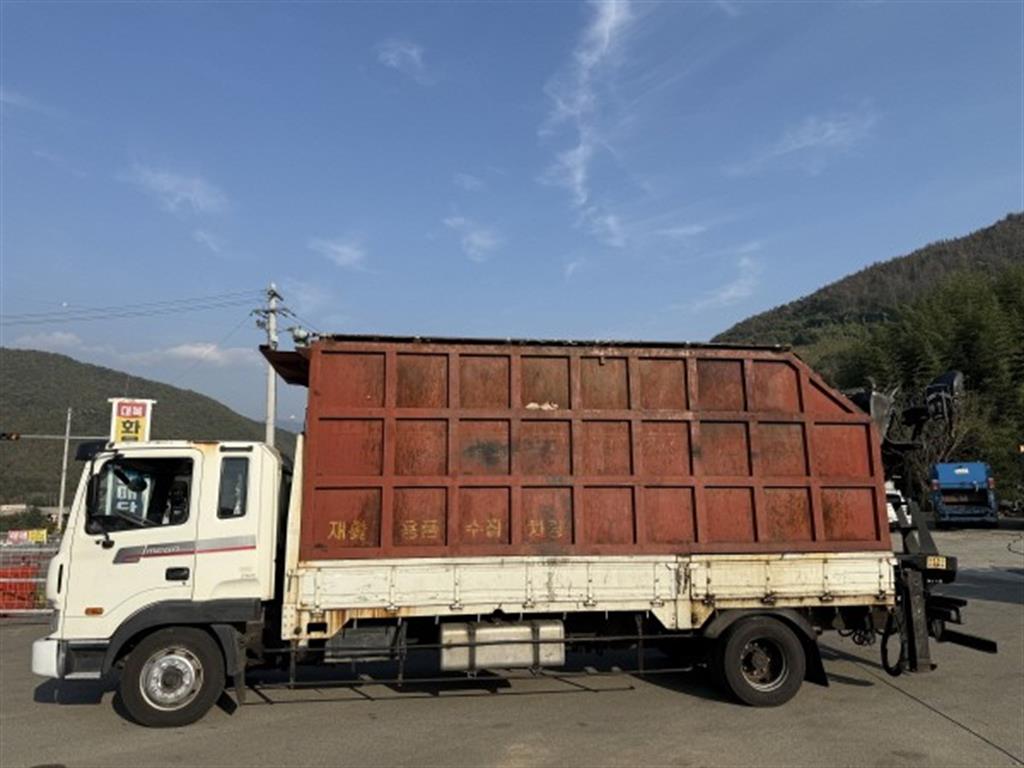 현대 메가트럭 집게차 5톤 수동 한성특장 3