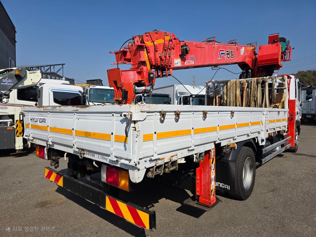 현대 카고크레인 광림 메가트럭 5톤 3