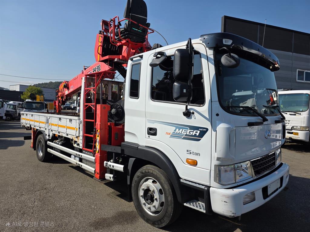 현대 카고크레인 광림 메가트럭 5톤 2