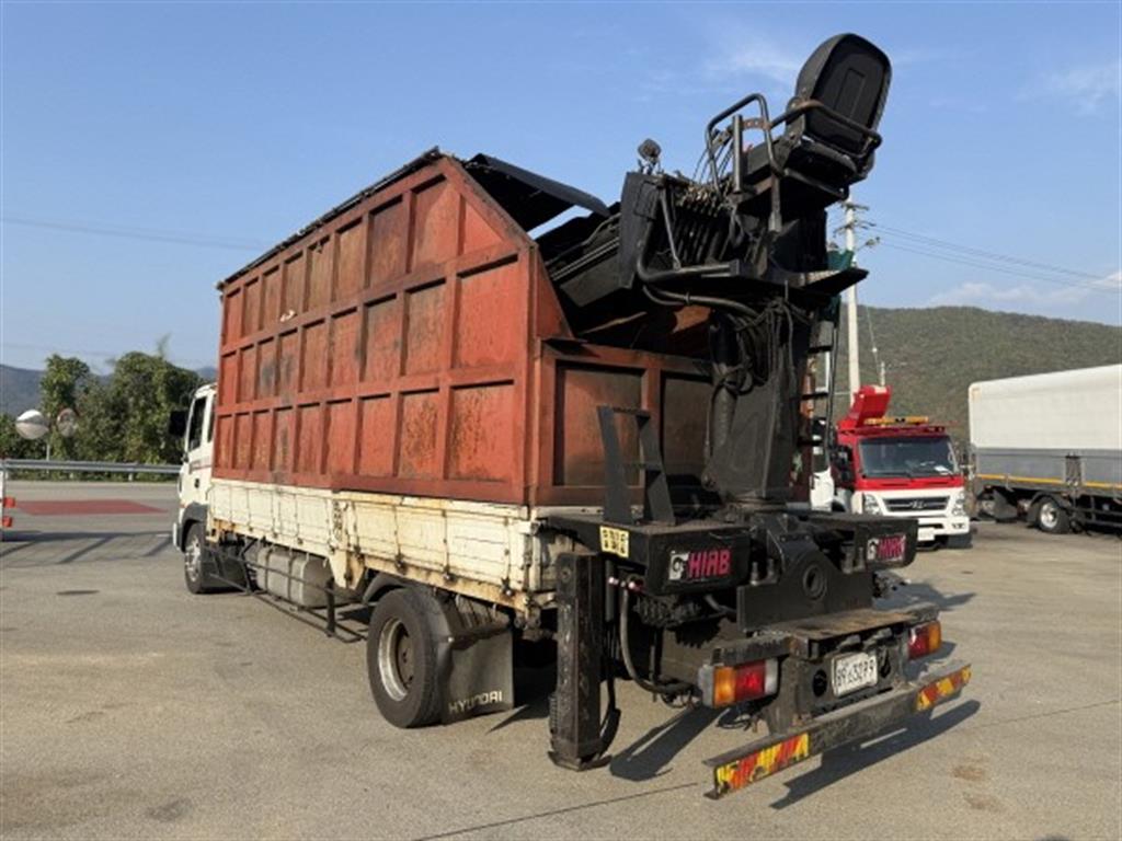 현대 메가트럭 집게차 5톤 수동 한성특장 5