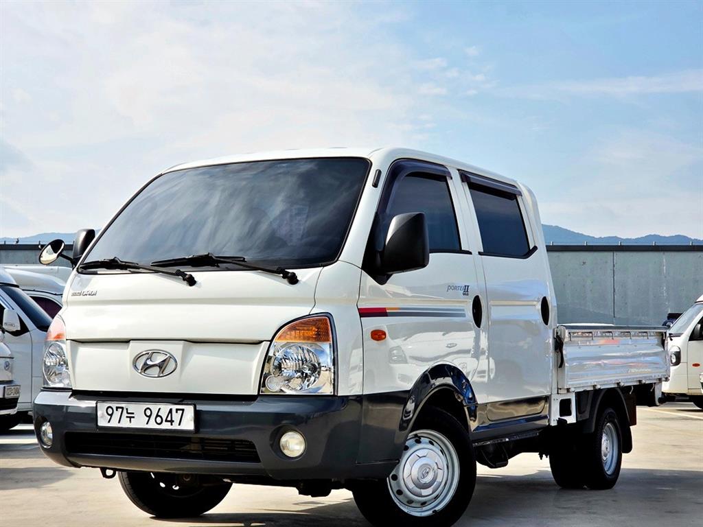 현대 포터2 1톤 카고 더블캡 장축 0