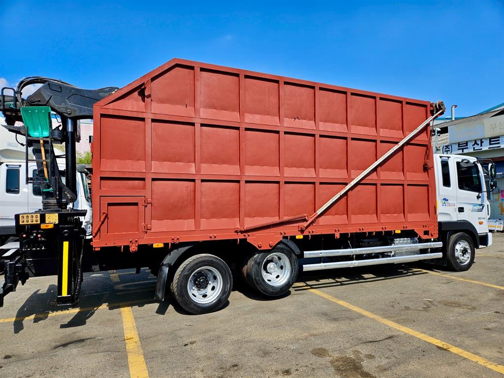 현대 메가트럭 집게차 8.5톤 수동 한국쓰리축 3