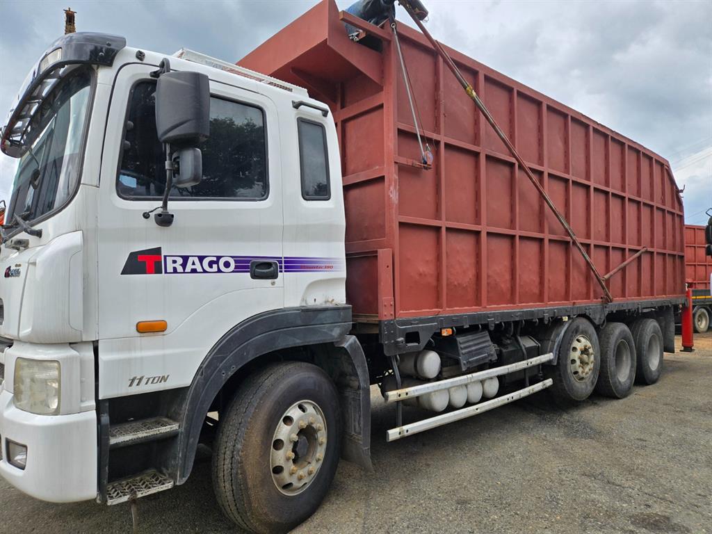 현대 트라고 집게차 18톤 수동 없음(순정) 2