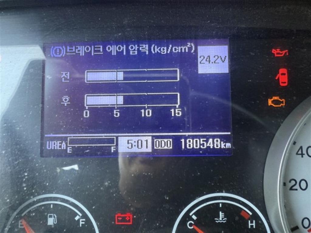 현대 메가트럭 암롤 5톤 수동 단바리 5