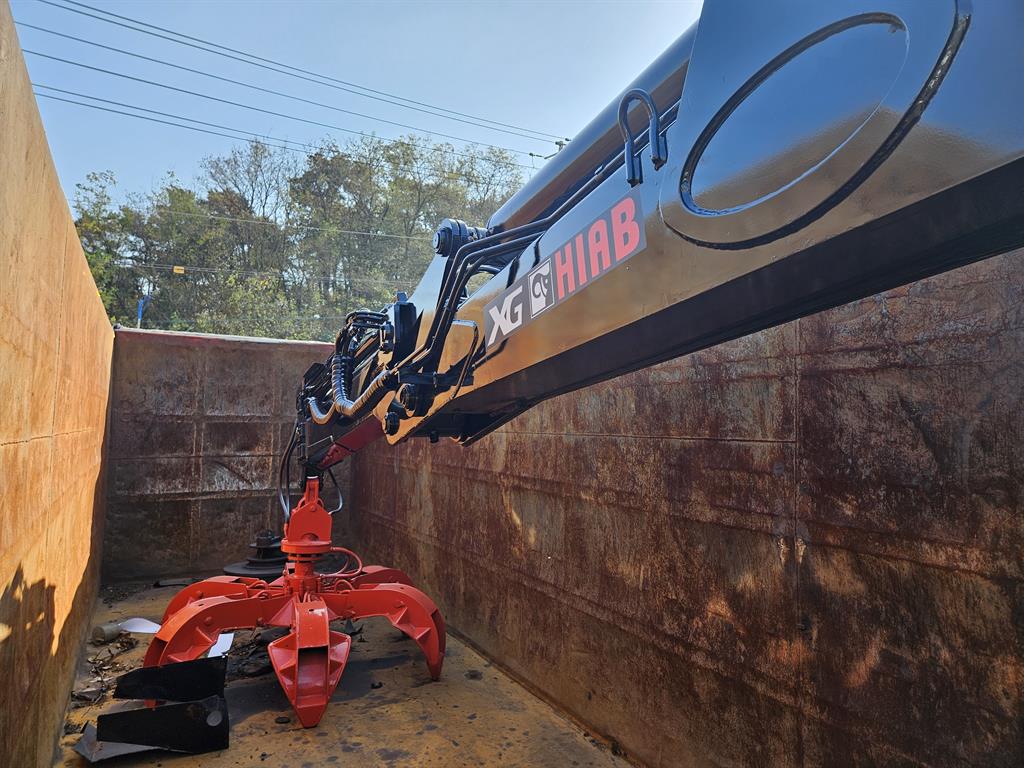 현대 엑시언트 집게차 9.5톤 수동 한국쓰리축 10