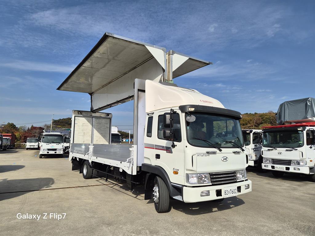 현대 메가트럭 단바리 윙바디 5톤 수동 8