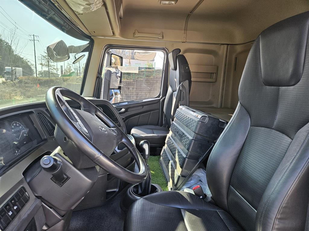 현대 엑시언트 집게차 9.5톤 수동 한국쓰리축 12