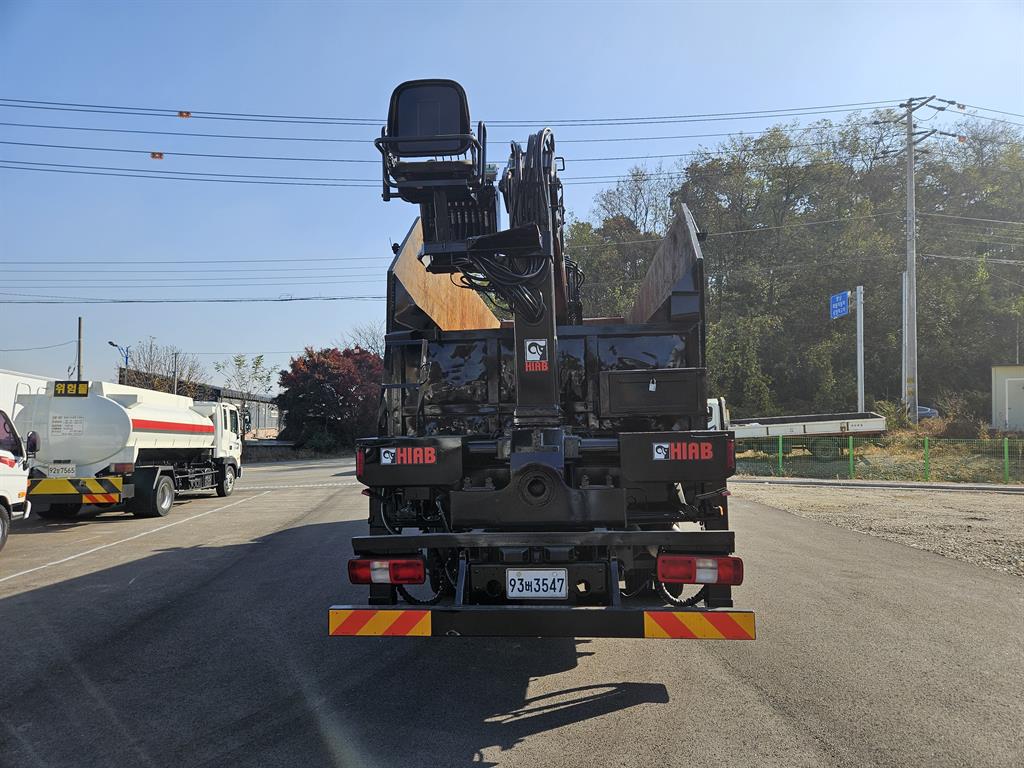 현대 엑시언트 집게차 9.5톤 수동 한국쓰리축 4