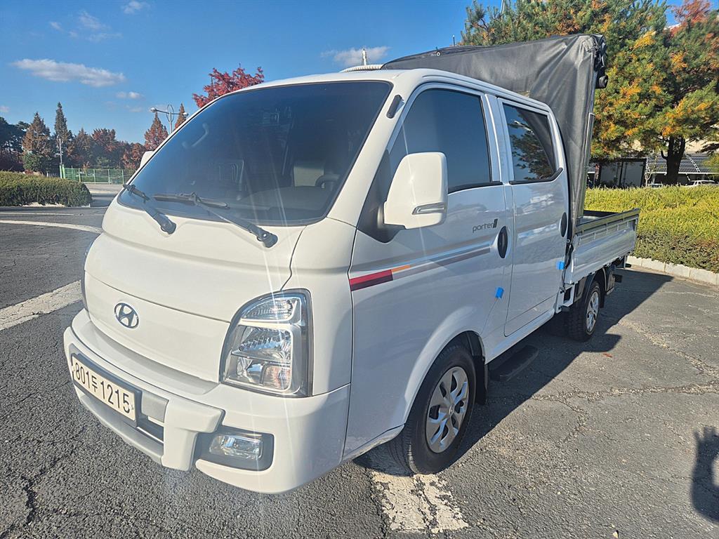 현대 포터2 1톤 카고 더블캡 장축 0